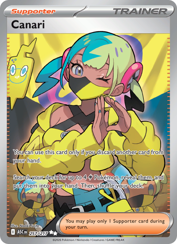 Canari 257/217 Ultra Rare | Ascended Heroes | Pokemon Card
