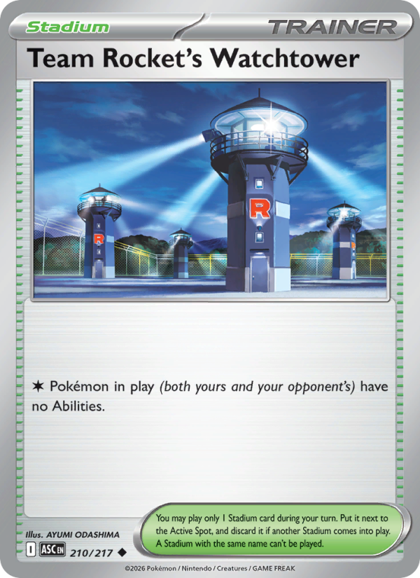 Team Rocket's Watchtower 210/217 Uncommon | Ascended Heroes | Pokemon Card