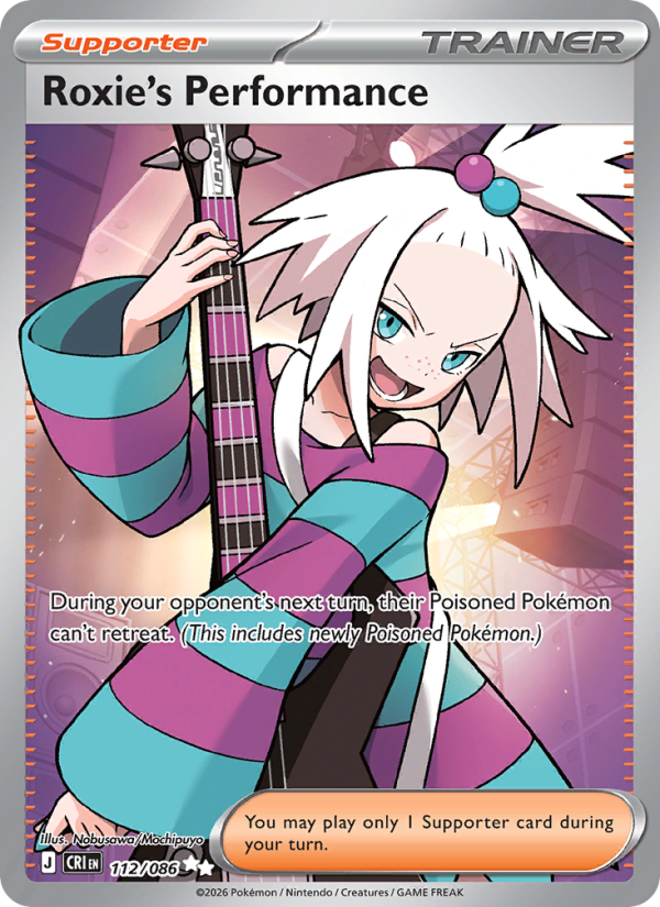 Roxie's Performance 112/86 Ultra Rare | Chaos Rising | Pokemon Card