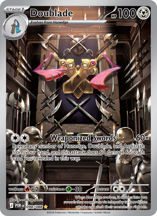 Doublade 98/88 Illustration Rare | Perfect Order | Pokemon Card