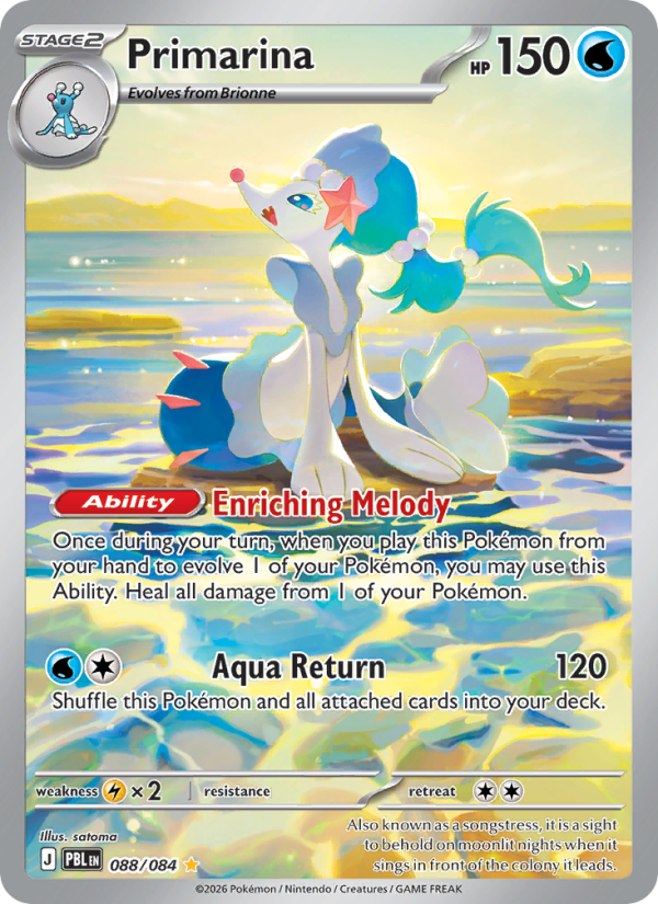 Primarina 88/84 Illustration Rare | Pitch Black | Pokemon Card