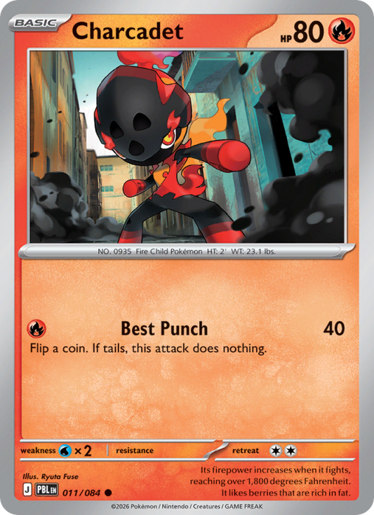 Charcadet 11/84 Common | Pitch Black | Pokemon Card