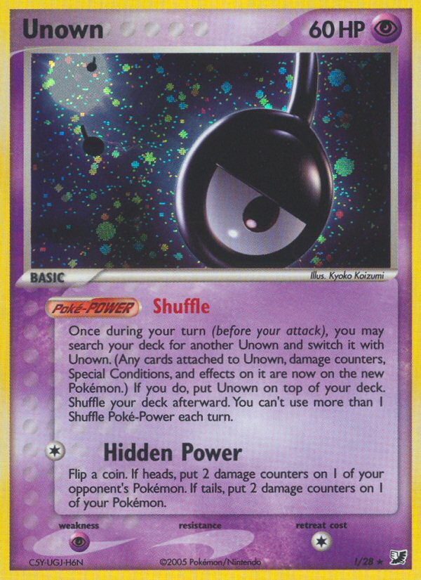 Unown !/115 Rare | Unseen Forces | Pokemon Card