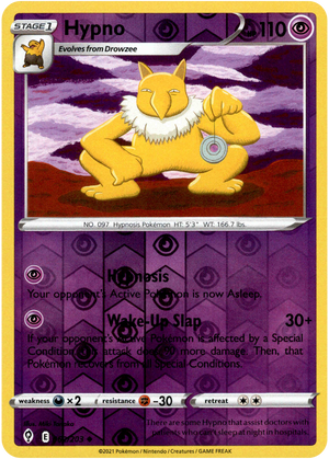 hypno pokemon card value Buy Hypno Uncommon | Evolving Skies
