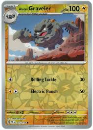 Alolan Graveler 45/159 Reverse Holo | Journey Together | Pokemon Card