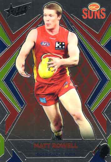 Matt Rowell #L89 Gold Coast Suns | Luminous 2024 Select AFL Footy Stars | Trading Card