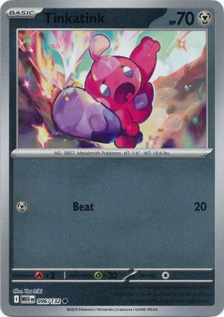 Tinkatink 96/132 Reverse Holo | Mega Evolution | Pokemon Card
