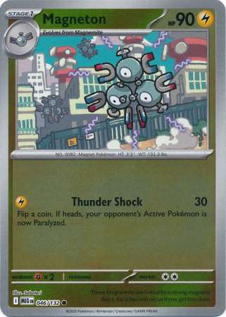 Magneton 46/132 Reverse Holo | Mega Evolution | Pokemon Card