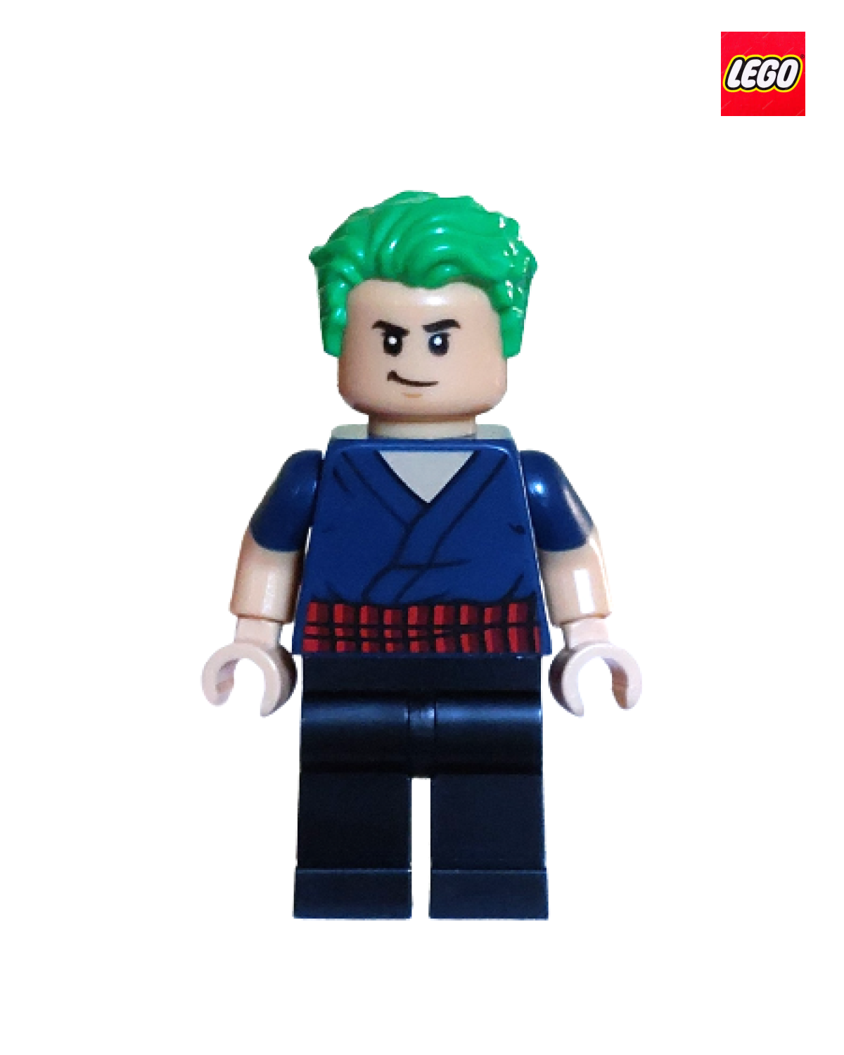 Roronoa Zoro (Dark Blue Shirt) | One Piece | LEGO Minifigure