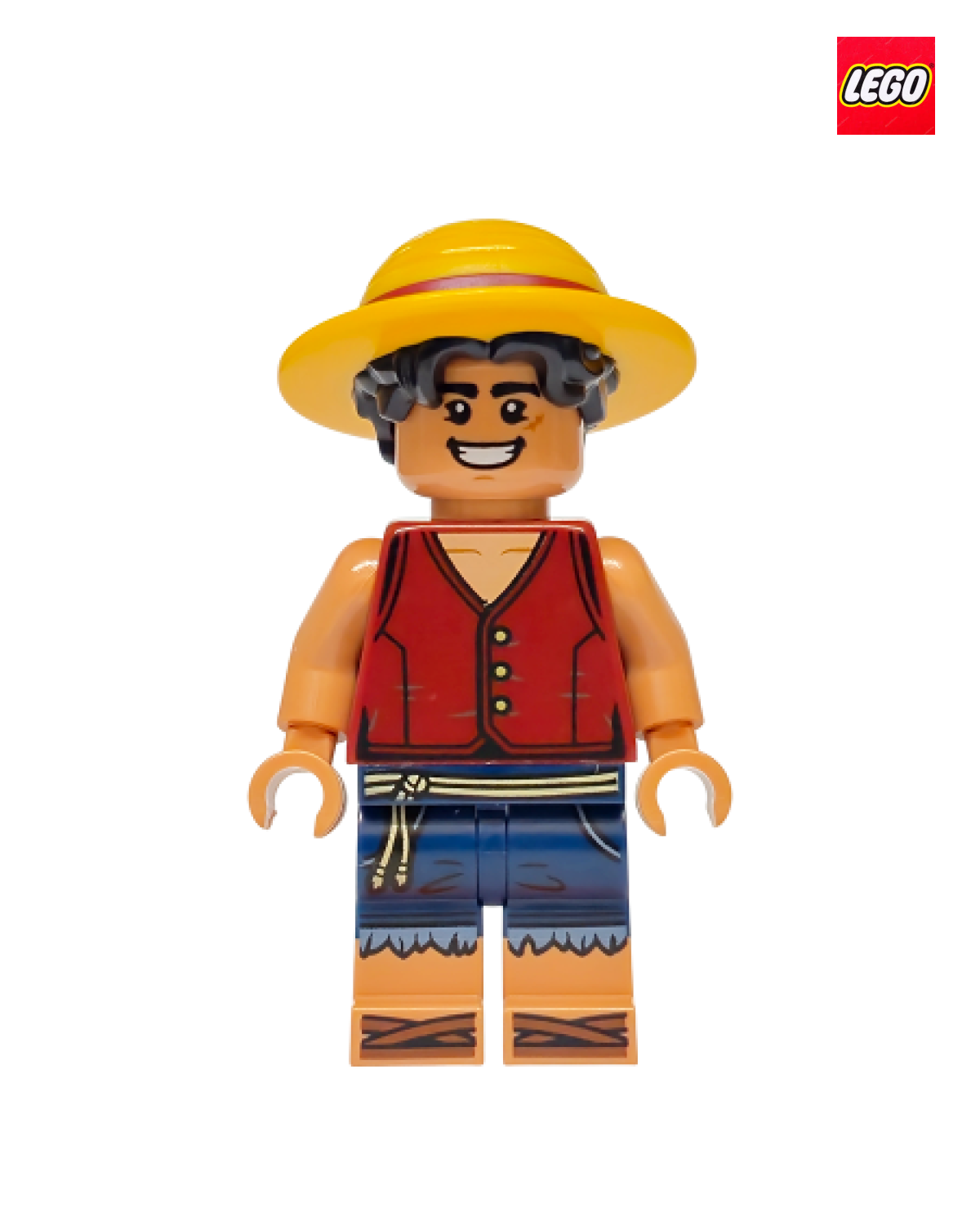 Monkey D. Luffy (Hair Combo) | One Piece | LEGO Minifigure