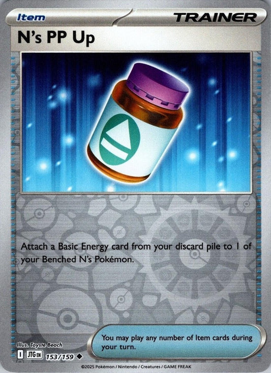 N's PP Up 153/159 Reverse Holo | Journey Together | Pokemon Card