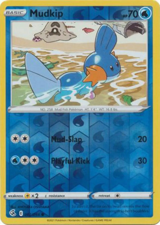 Mudkip 62/264 Reverse Holo | Fusion Strike | Pokemon Card
