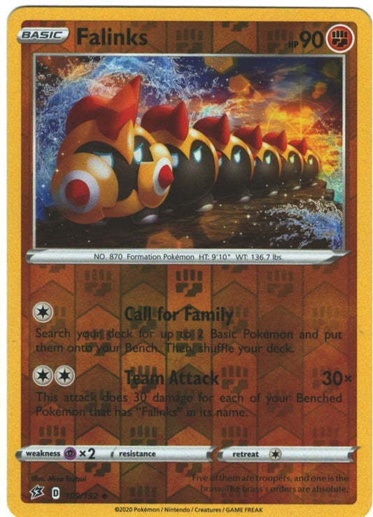 Falinks 109/192 Reverse Holo | Rebel Clash | Pokemon Card