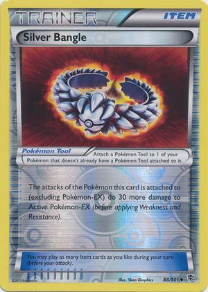 Silver Bangle 88/101 Reverse Holo | Plasma Blast | Pokemon Card