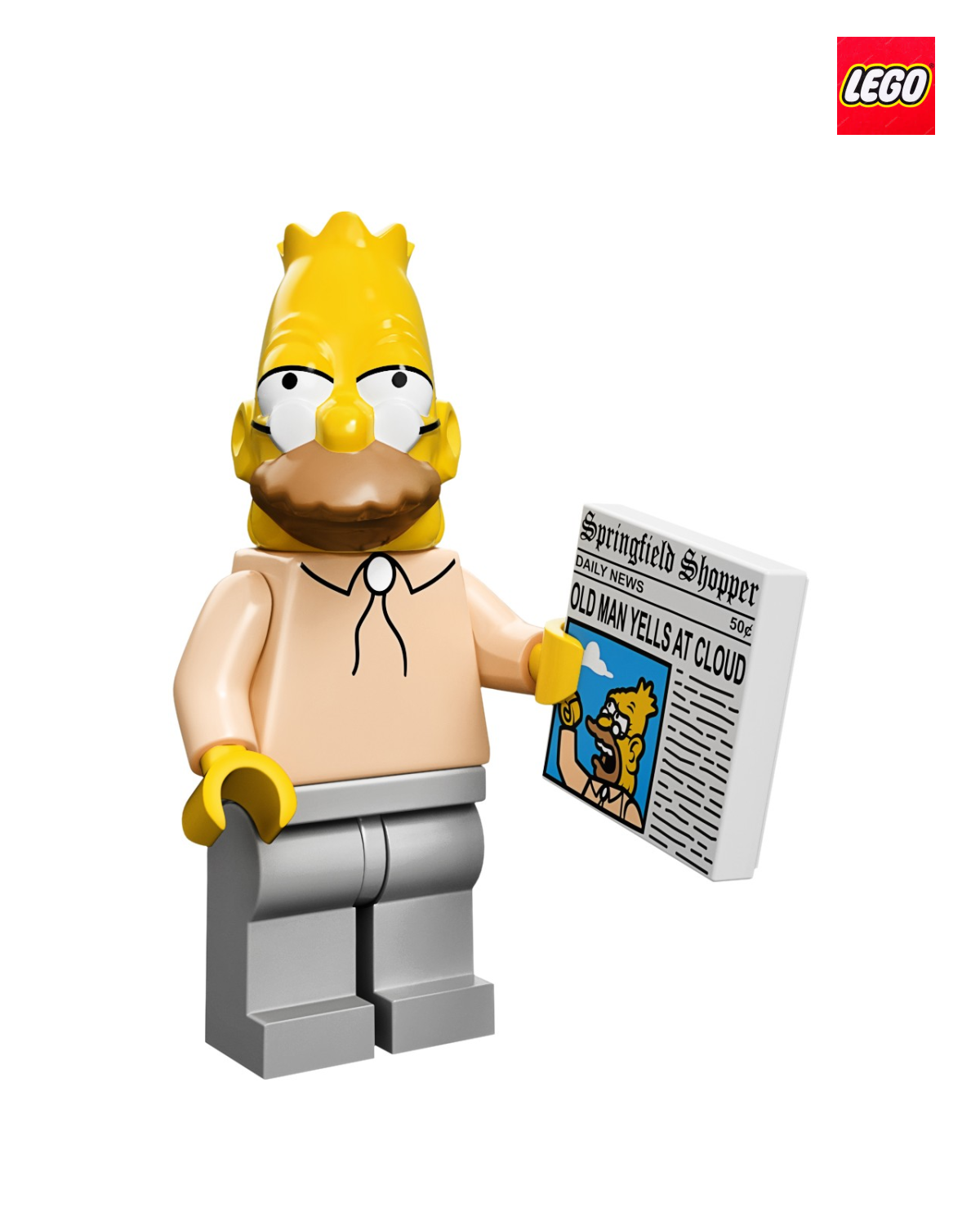Grampa Simpson, The Simpsons, Series 1 | The Simpsons Series 1 | LEGO Minifigure | The Simpsons Series 1 | LEGO Minifigure