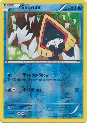 Snorunt 21/101 Reverse Holo | Plasma Blast | Pokemon Card