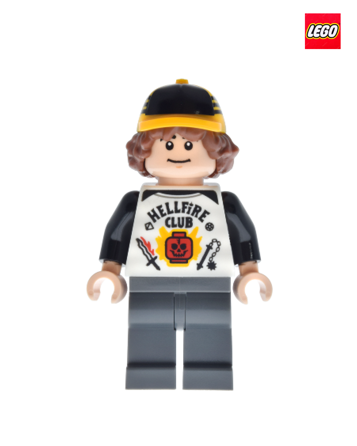Dustin Henderson (Bright Light Orange Cap) | Stranger Things | LEGO Minifigure