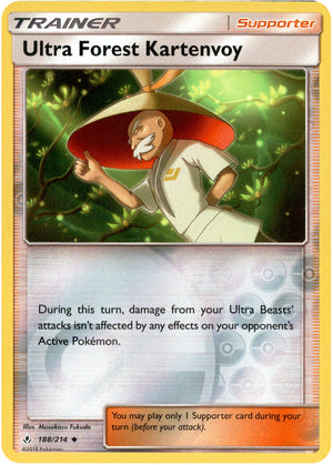 Ultra Forest Kartenvoy 188/214 Reverse Holo | Unbroken Bonds | Pokemon Card