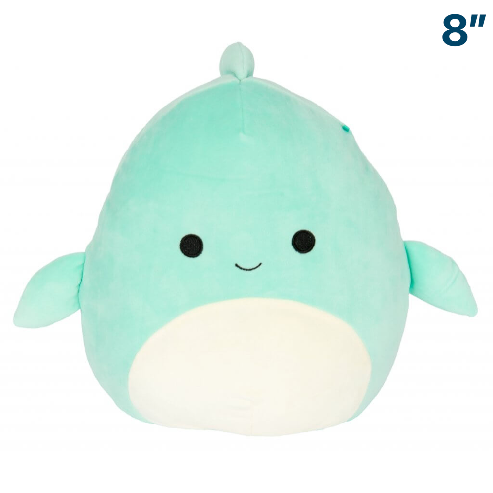 Perry the Dolphin ~ 8" inch Sea Life Squishmallows ~ Sealife Squad