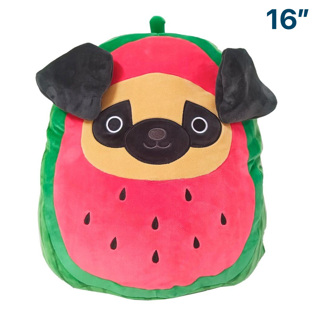 Pug Watermelon ~ 16" inch Costume Squad Squishmallow