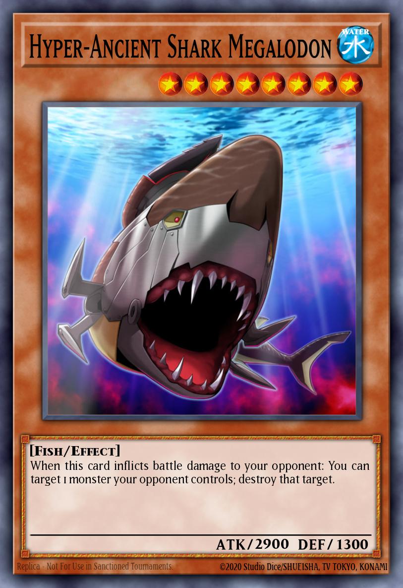 Hyper-Ancient Shark Megalodon - CBLZ-EN012 Rare