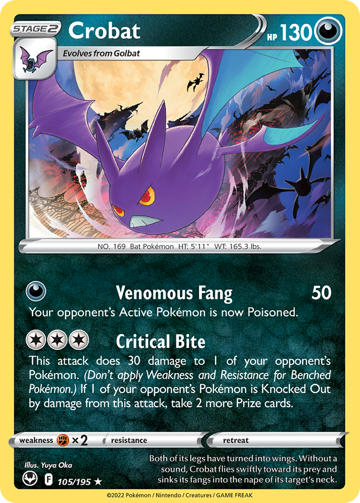 Crystal Crobat 090/088 Holo UNL Mysterious Mountain Japanese