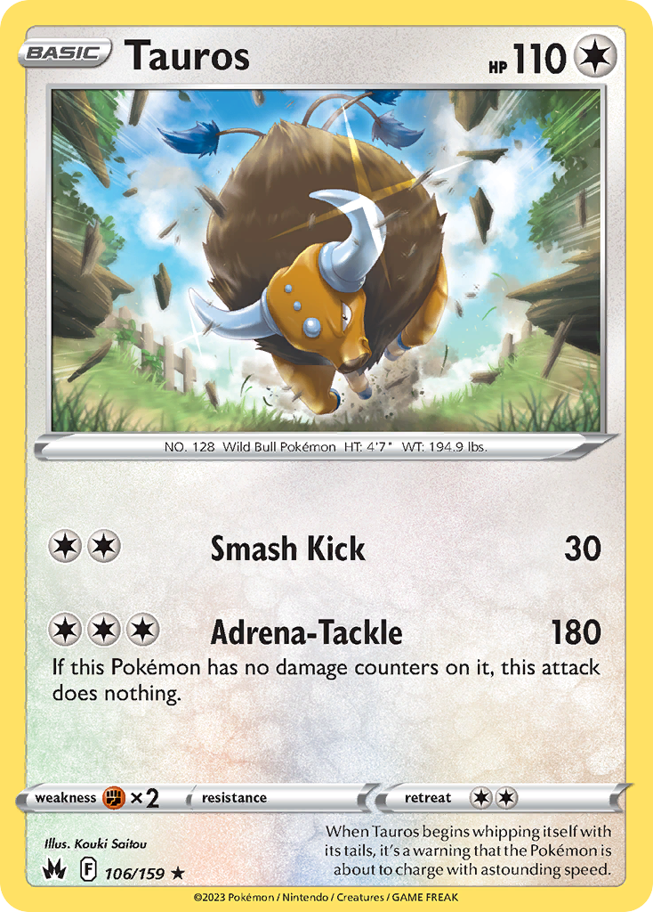 tauros pokemon card price Buy Tauros Rare | Crown Zenith