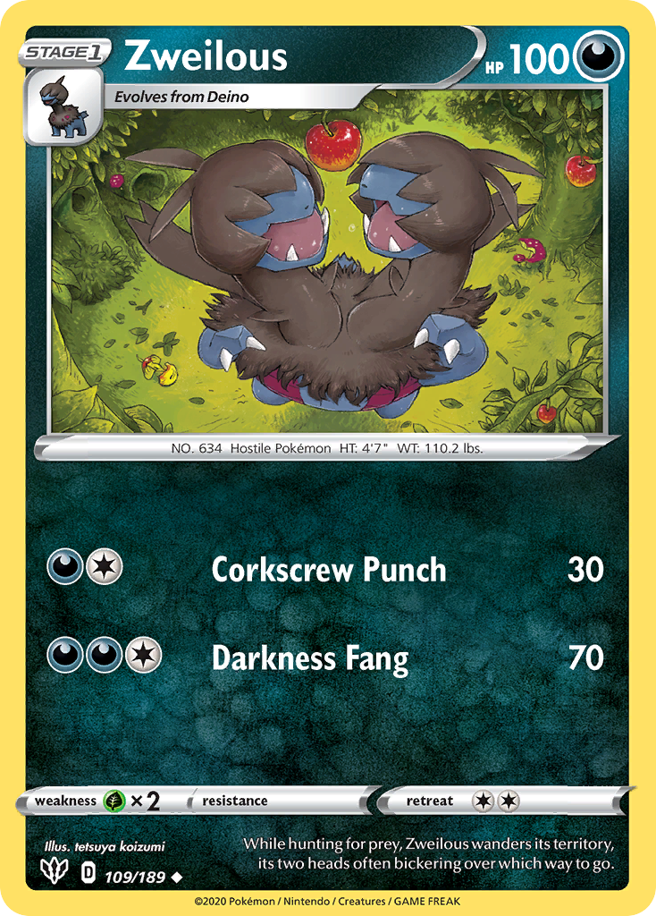 Buy Zweilous | Darkness Ablaze | Pokemon Card Australia Brickheads Collectables Buy Zweilous | Darkness Ablaze | Pokemon Card Australia Brickheads Collectables