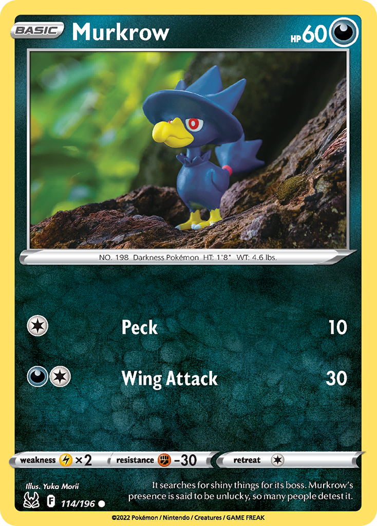 Buy Murkrow Common | Lost Origin | Pokemon Card Australia Brickheads Collectables Buy Murkrow Common | Lost Origin | Pokemon Card Australia Brickheads Collectables
