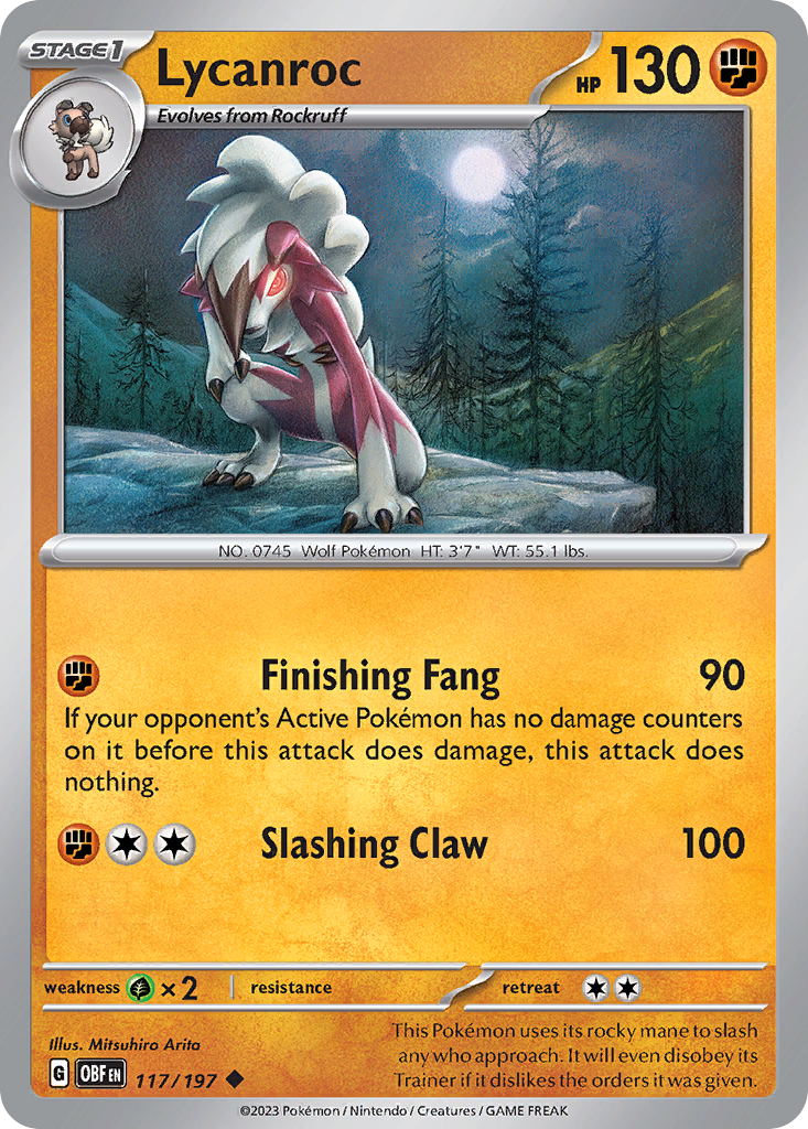 Buy Lycanroc | Obsidian Flames