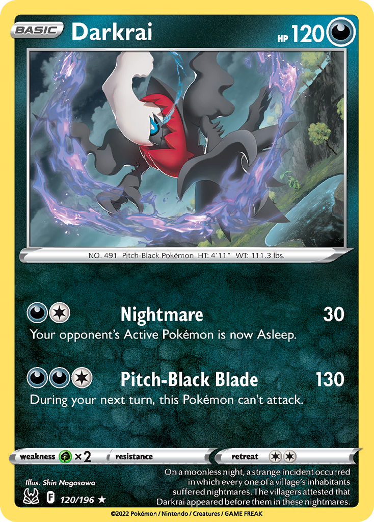 darkrai holographic pokemon card Buy Darkrai Holo Rare | Lost Origin