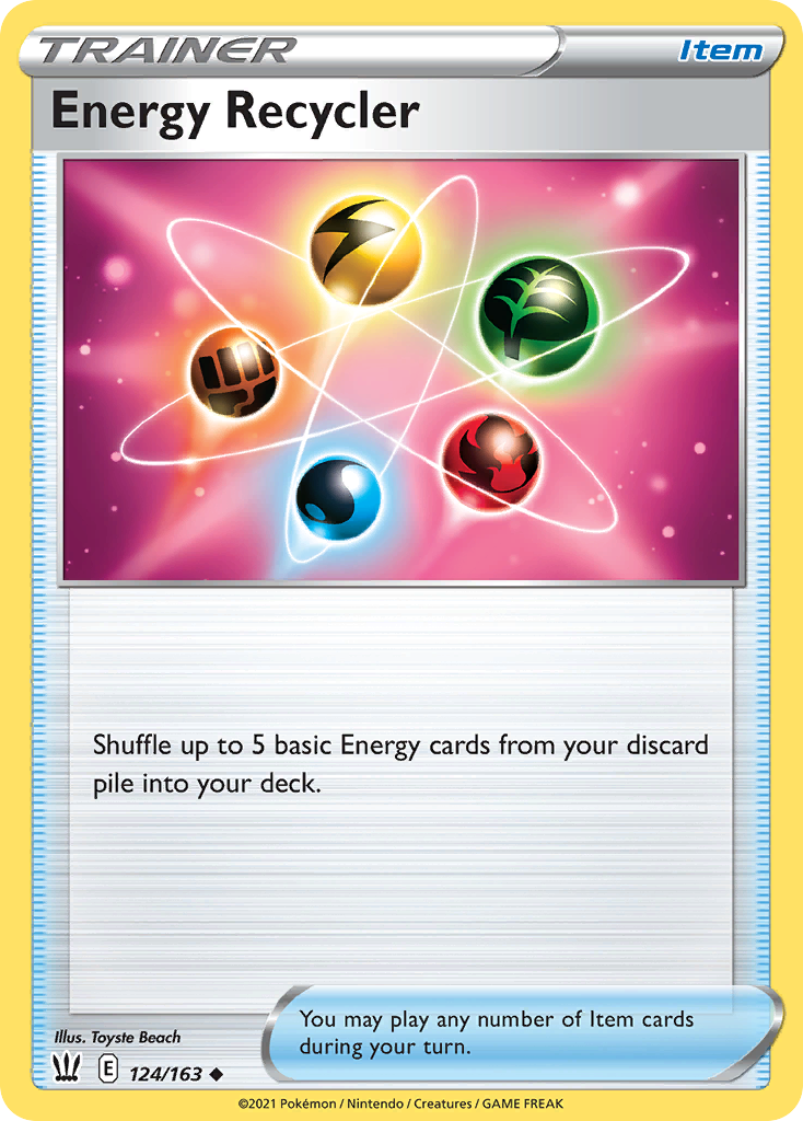 Energy Recycler 124/163 Uncommon | Battle Styles | Pokemon Card