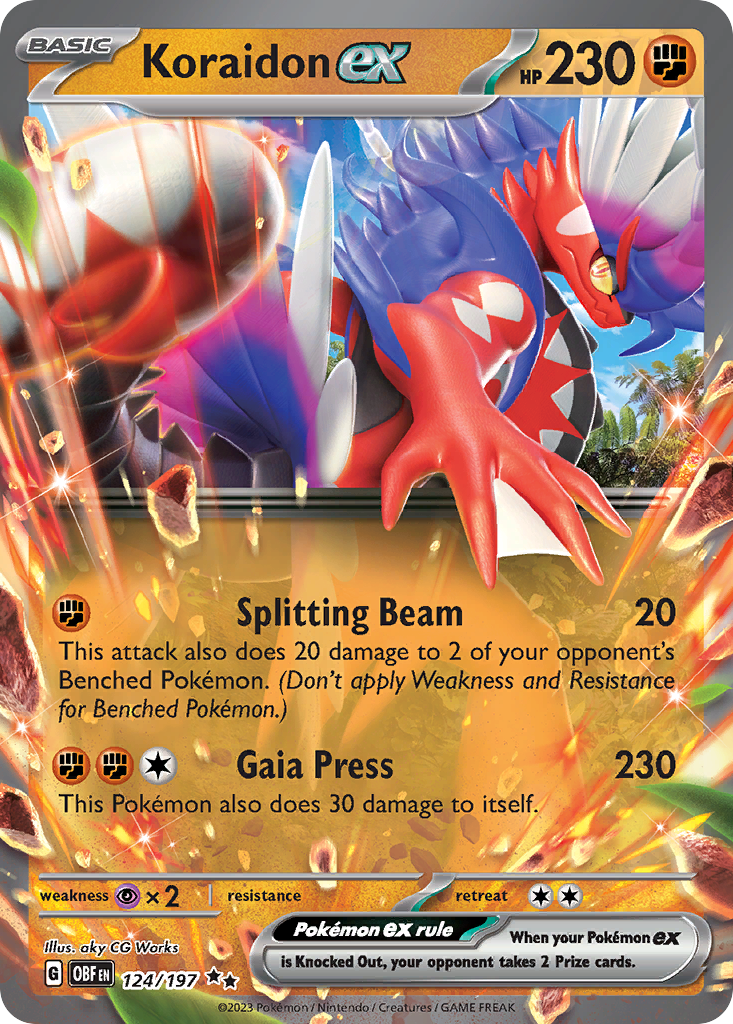 Buy Koraidon ex | Obsidian Flames