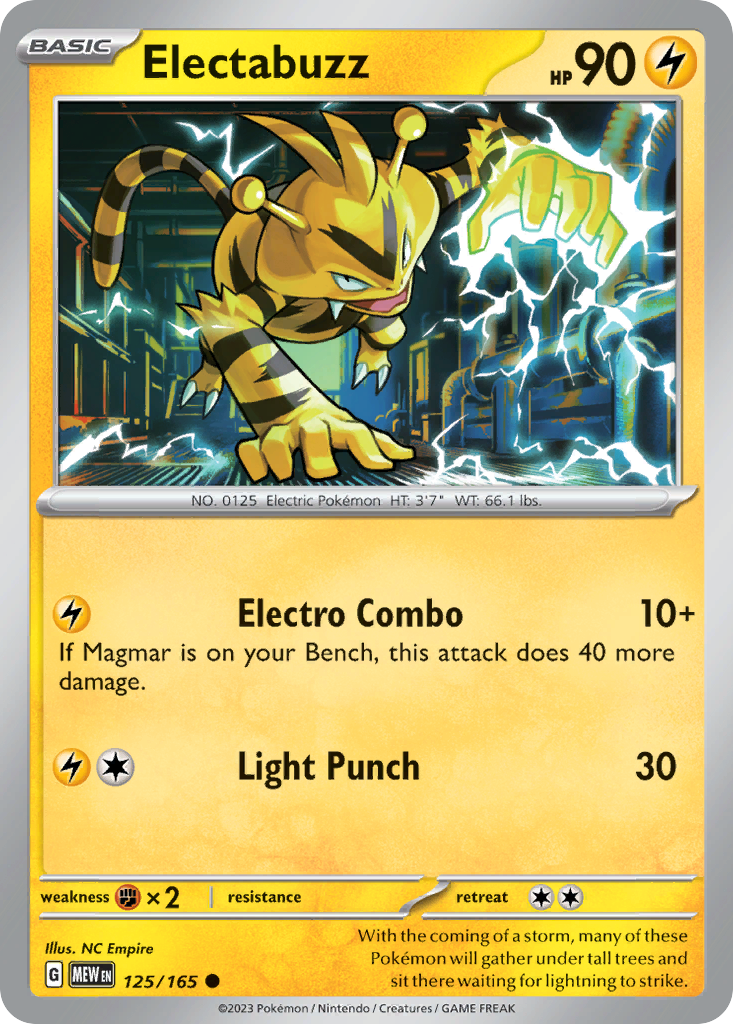 Buy Electabuzz 125/165 Common | 151