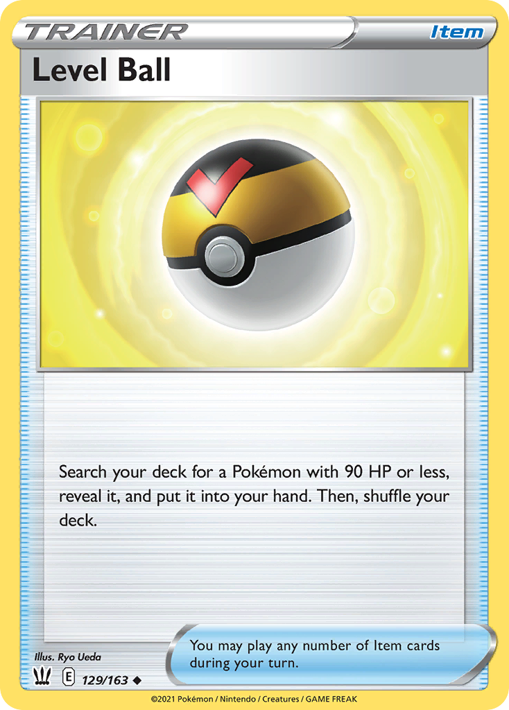 Level Ball 129/163 Uncommon | Battle Styles | Pokemon Card