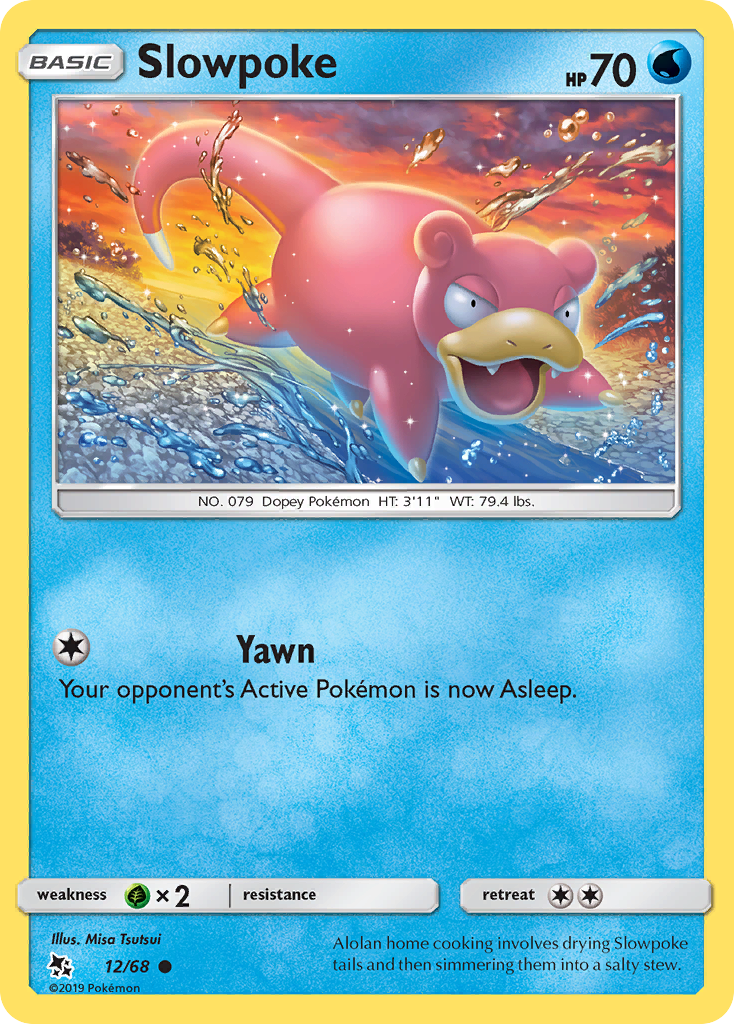 Slowpoke 12/68 Common | Hidden Fates | Pokemon Card – Brickheads