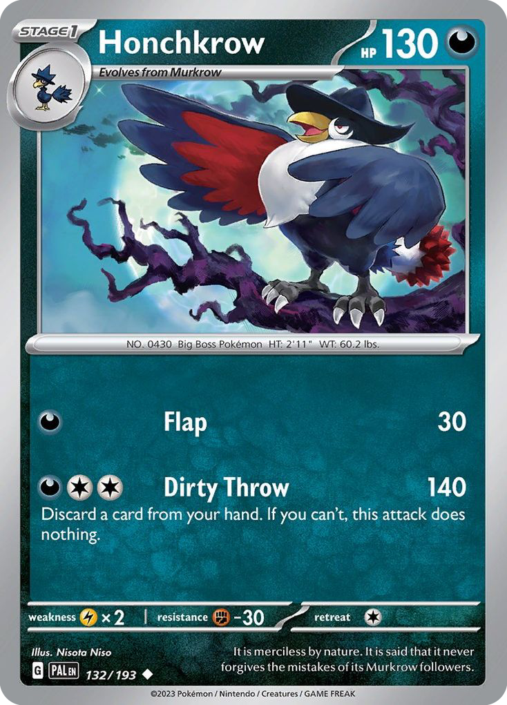 Buy Honchkrow | Paldea Evolved | Pokemon Card Australia Brickheads Collectables Buy Honchkrow | Paldea Evolved | Pokemon Card Australia Brickheads Collectables