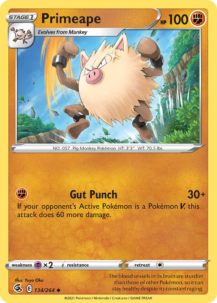 Buy Primeape | Fusion Strike | Pokemon Card Australia Brickheads Collectables Buy Primeape | Fusion Strike | Pokemon Card Australia Brickheads Collectables