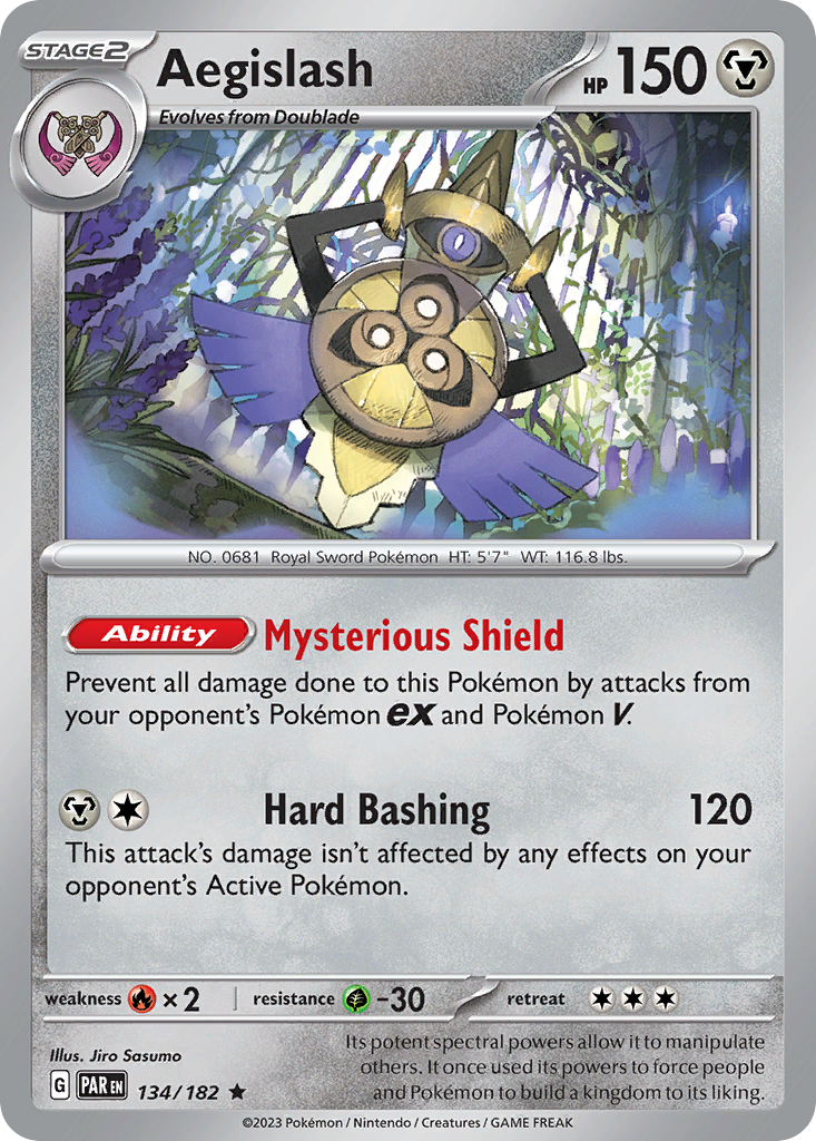 Buy Aegislash 134/182 Rare | Paradox Rift