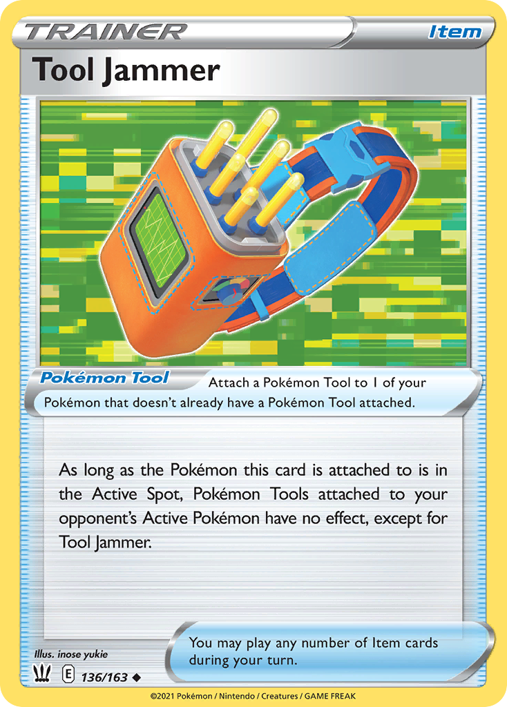 Tool Jammer 136/163 Uncommon | Battle Styles | Pokemon Card