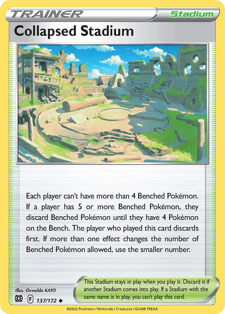 Collapsed Stadium 137/172 Uncommon Brilliant Stars Pokemon