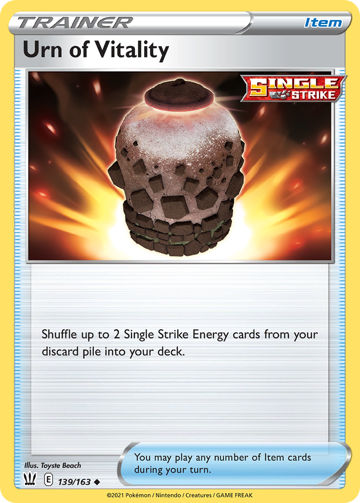 Urn of Vitality 139/163 Uncommon | Battle Styles | Pokemon Card
