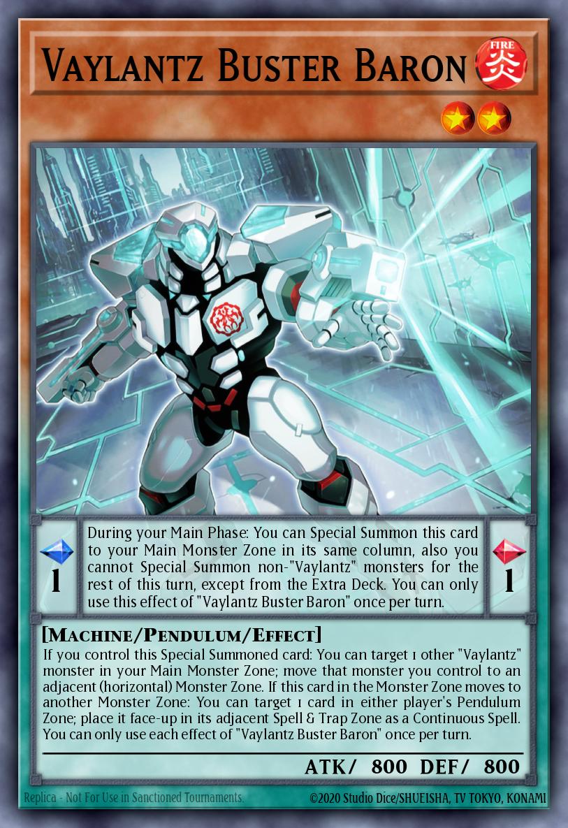 Vaylantz Buster Baron - TAMA-EN005 Super Rare