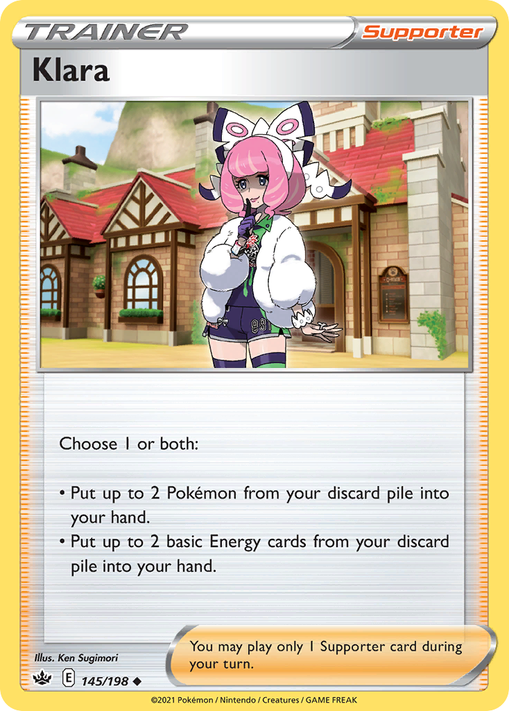 Buy Klara Uncommon | Chilling Reign | Pokemon Card Australia