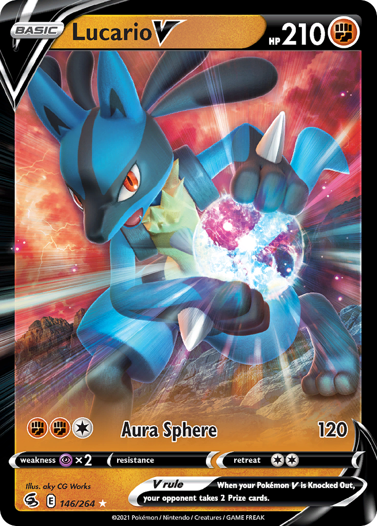 Buy Lucario V | Fusion Strike | Pokemon Card Australia Brickheads Collectables Buy Lucario V | Fusion Strike | Pokemon Card Australia Brickheads Collectables
