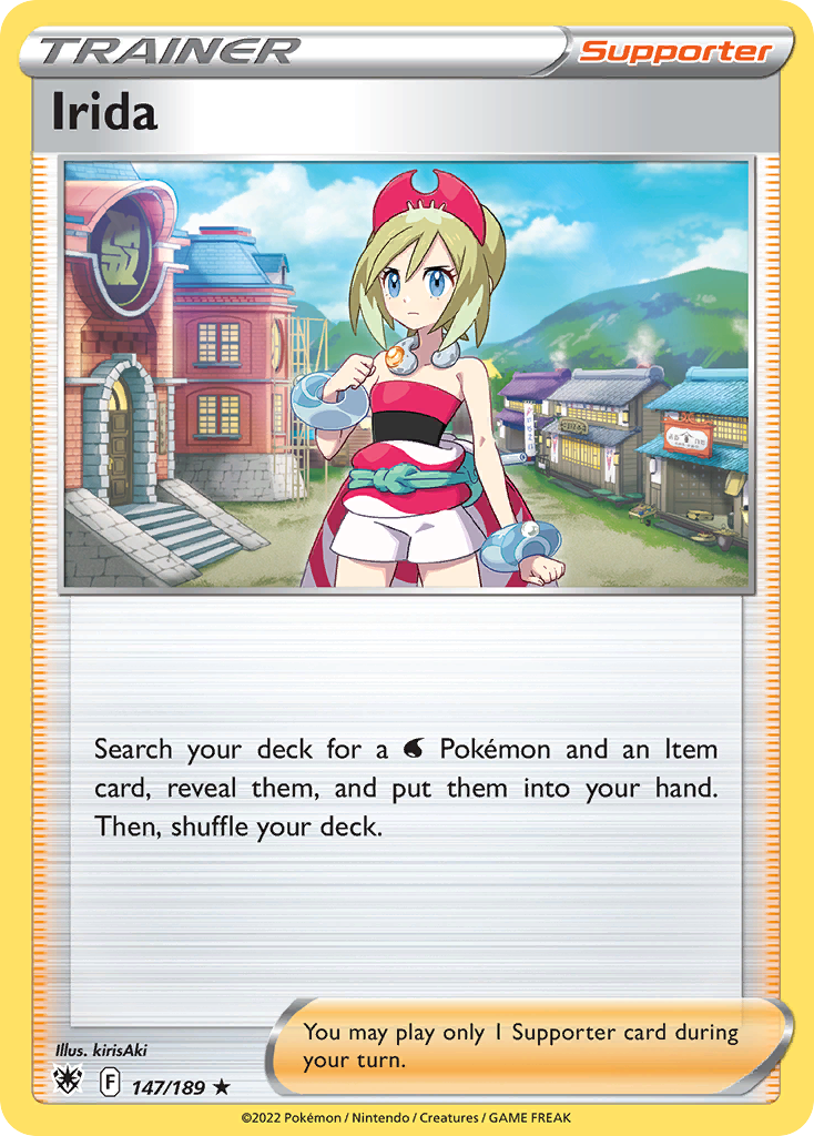Irida 147/189 Rare Holo | Astral Radiance | Pokemon Card