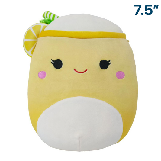 Medina the Lemonade Drink ~ 7 - 7.5" inch Squishmallows ~ Food Squad
