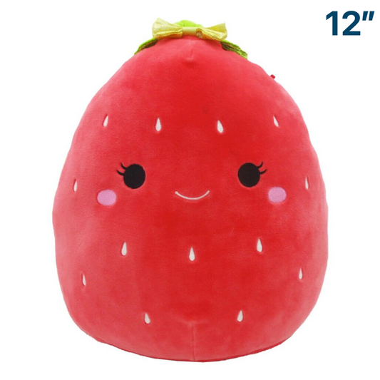 Strawberry ~ 12" inch Fruit & Vegetable Squad Squishmallow ~ PRE-ORDER ~ Limit 2 Per Customer