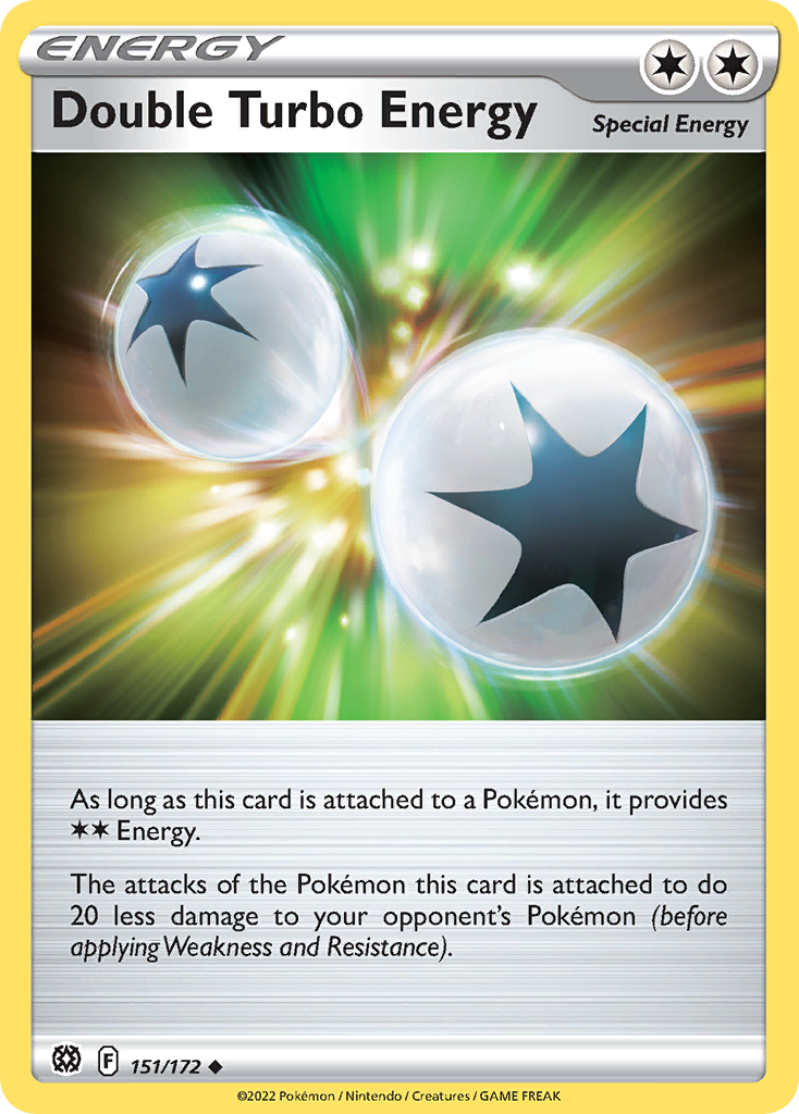 Double Turbo Energy 151/172 Uncommon | Brilliant Stars | Pokemon Card