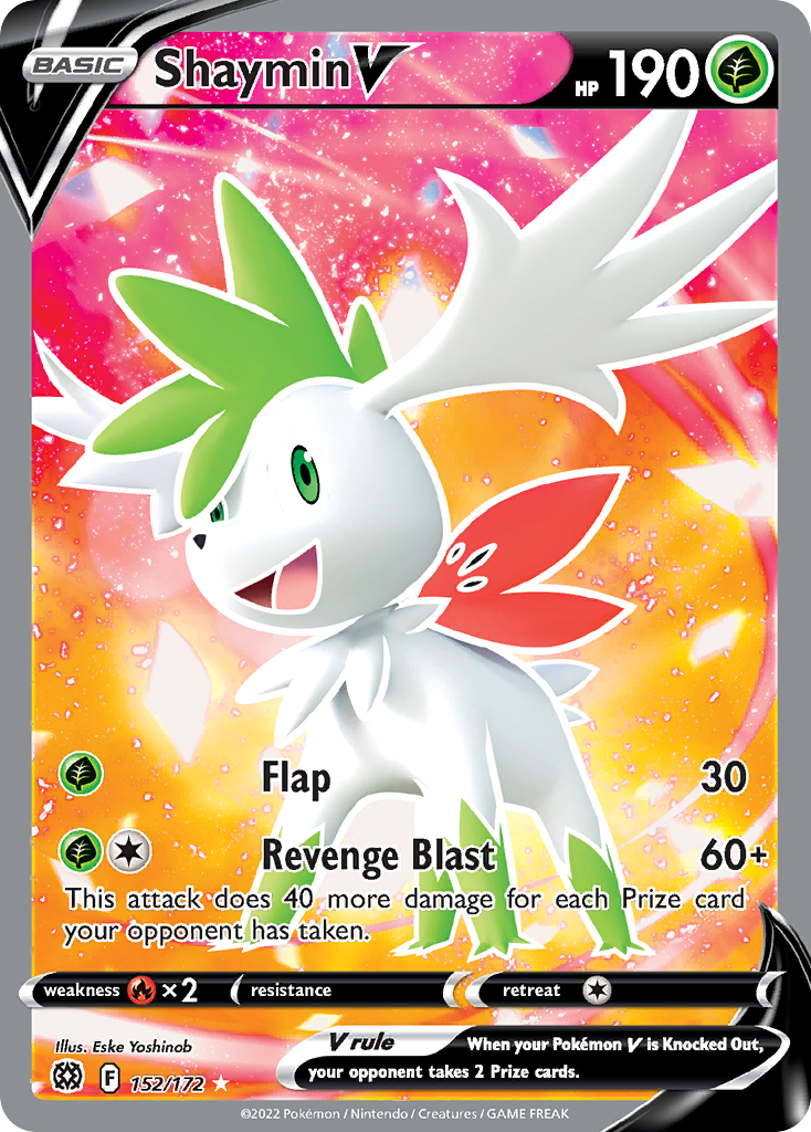 Shaymin V 152/172 Rare Ultra | Brilliant Stars | Pokemon Card
